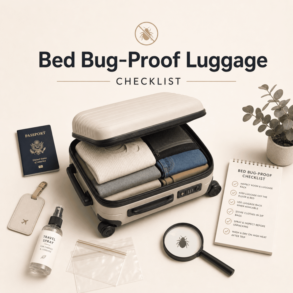 Bed Bug-Proofing Your Vacation Luggage (Checklist)
