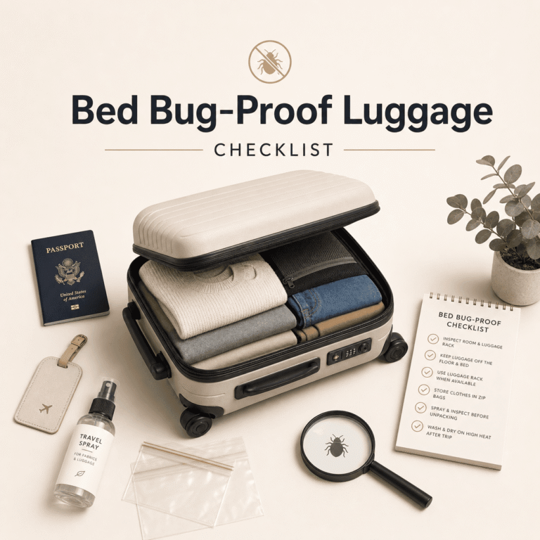 Bed Bug-Proofing Your Vacation Luggage (Checklist)