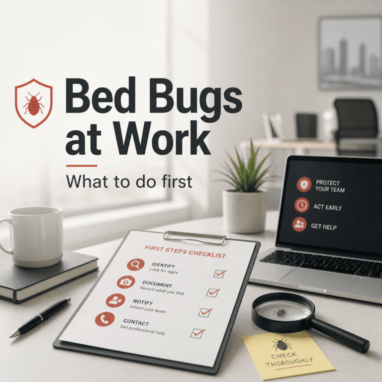 Bed Bugs at Work: What Businesses Should Do First