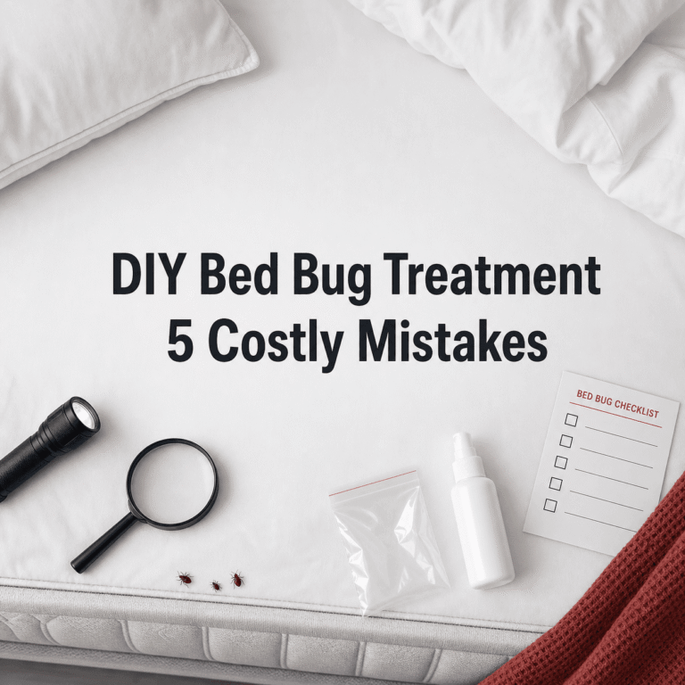 DIY Bed Bug Treatment: The 5 Most Expensive Errors