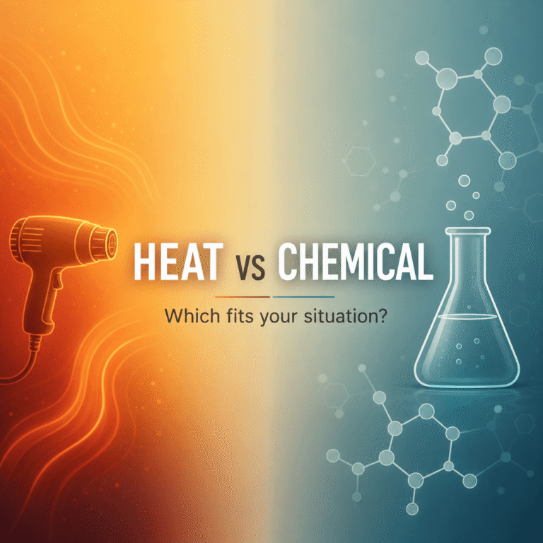 Heat vs Chemical: Which Fits Your Situation?