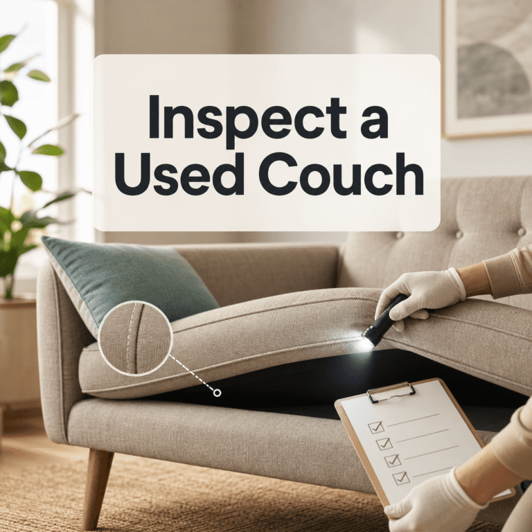 How to Inspect a Used Couch Before Bringing It Home