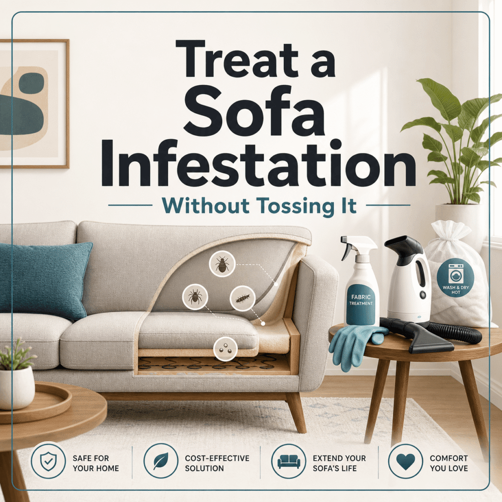 How to Treat a Sofa Infestation Without Tossing It