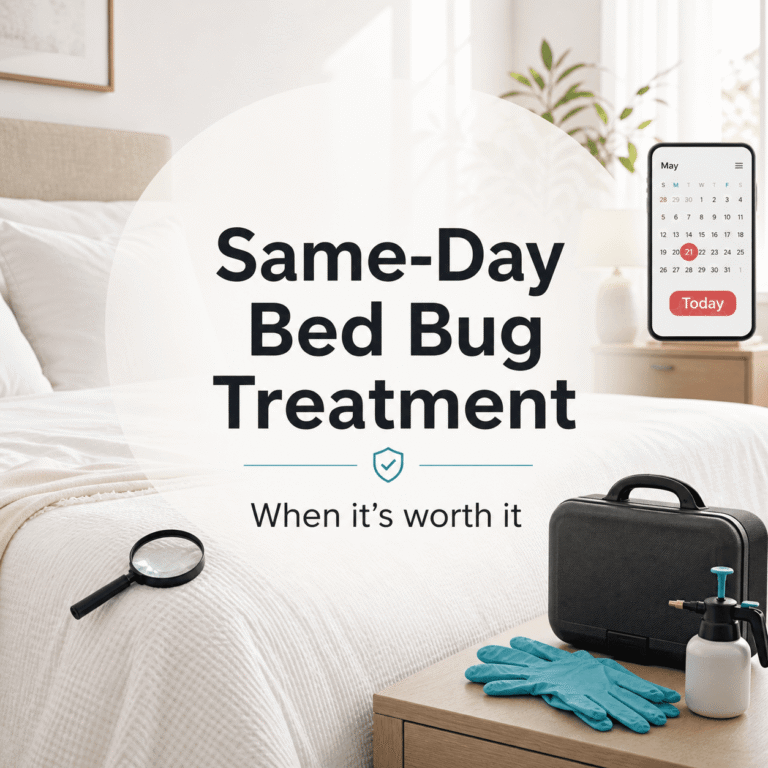 Same-Day Bed Bug Treatment: When It’s Worth It