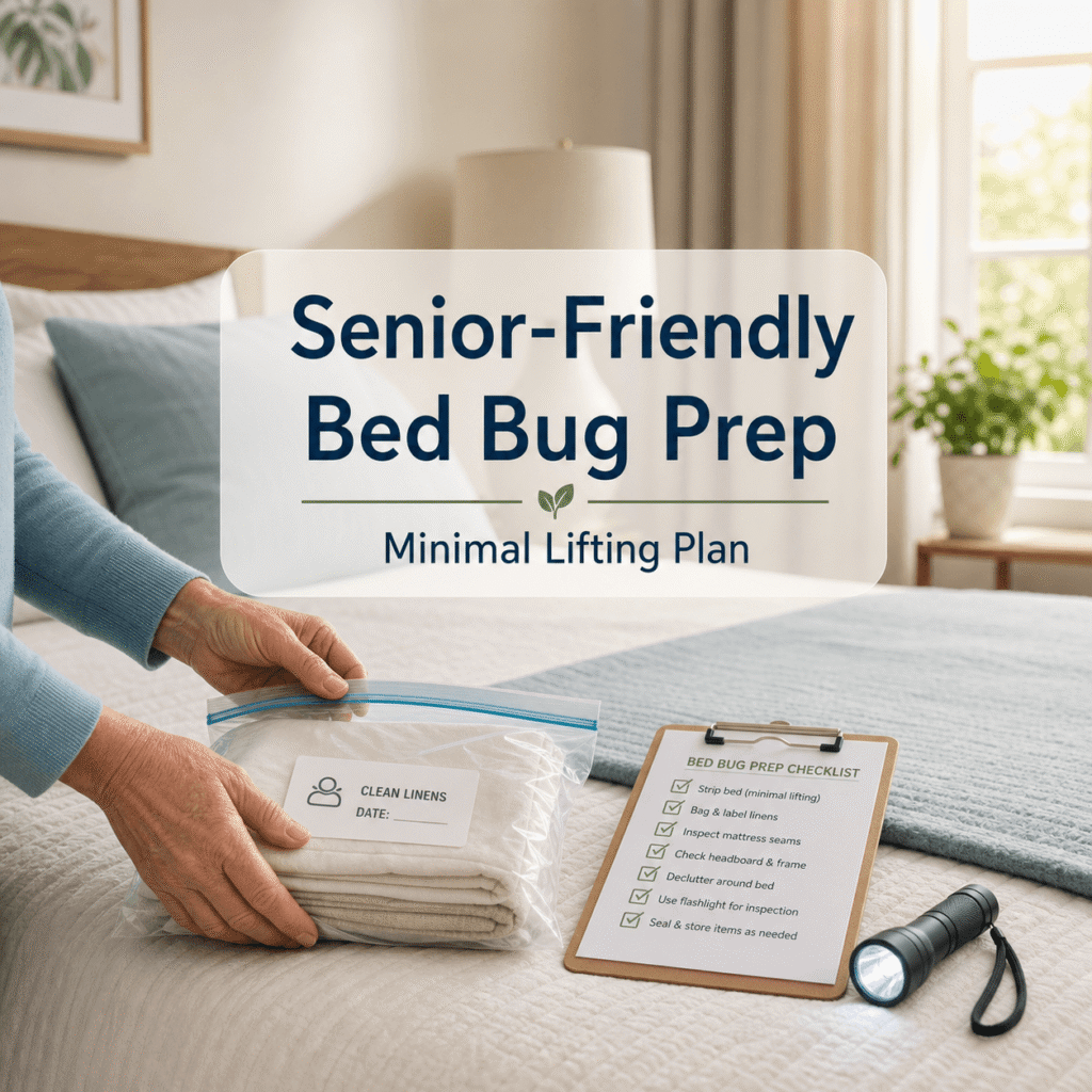 Senior-Friendly Bed Bug Prep: Minimal Lifting Plan