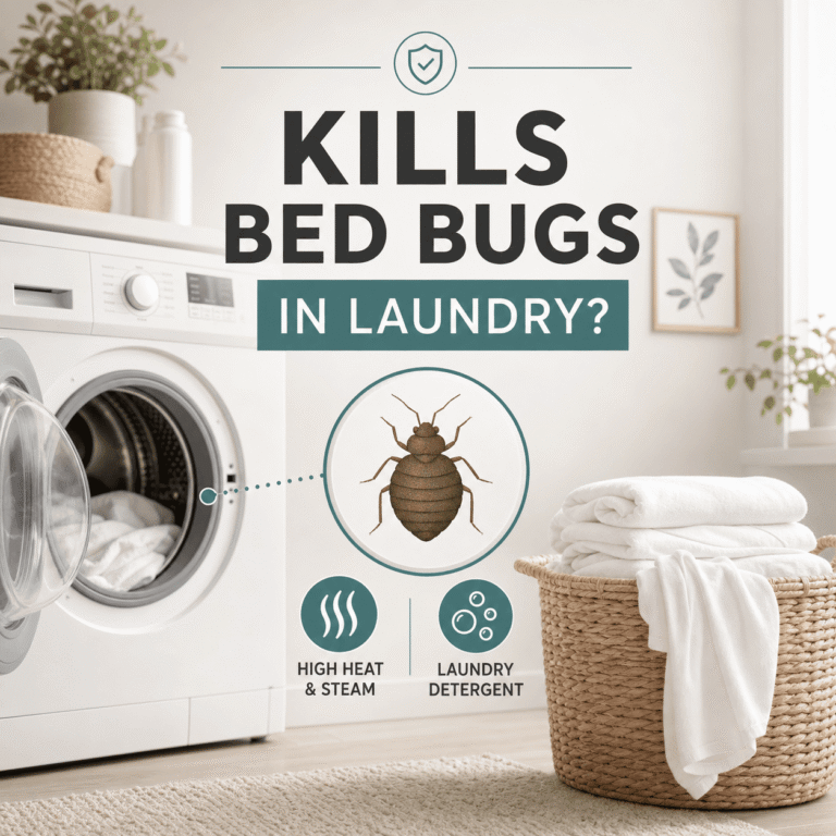 Bed Bugs in Laundry: What Actually Kills Them?
