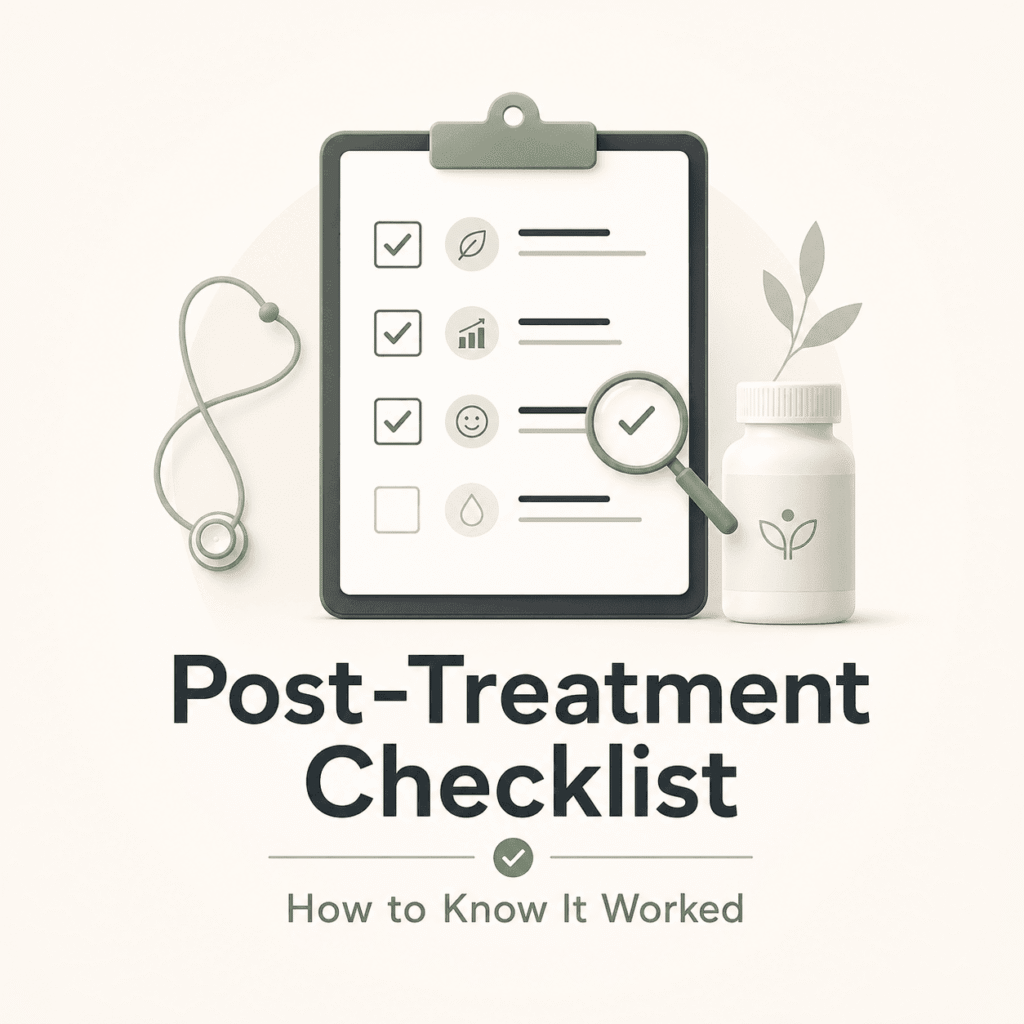 Post-Treatment Checklist: How to Know It Worked