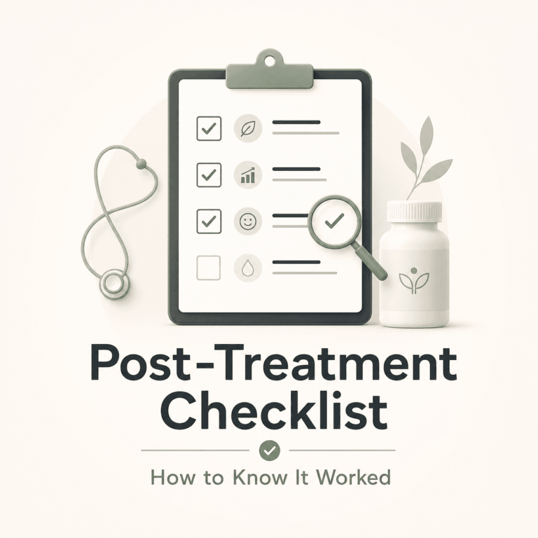 Post-Treatment Checklist: How to Know It Worked