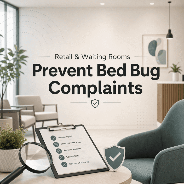 Retail & Waiting Rooms: Prevent Bed Bug Complaints